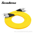 Cable de conexión de puente de fibra óptica de 2.0 mm / 3.0 mm DX SM / MM LC-LC / SC-SC / FC-FC